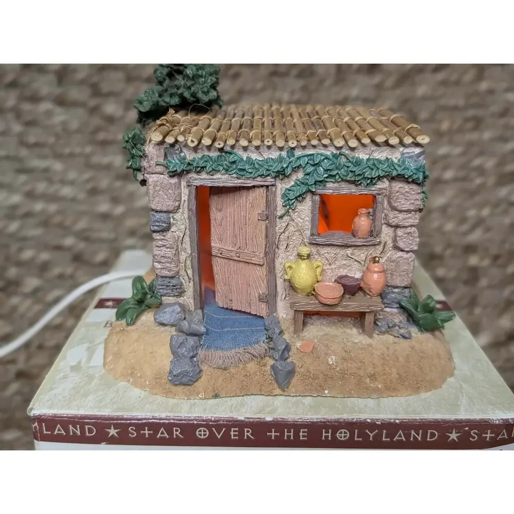 Vintage Porcelain Collectible Bethlehem Village LightUp Holiday Christmas Decor